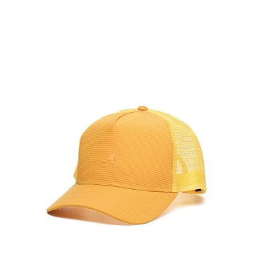 Seersucker mesh trucker