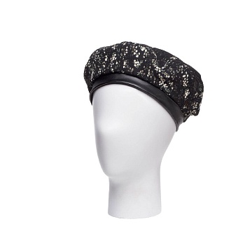 Needlepunch Floral Beret