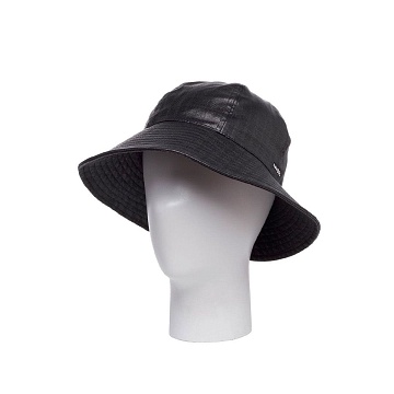 Faux Leather Rain Brim Casual