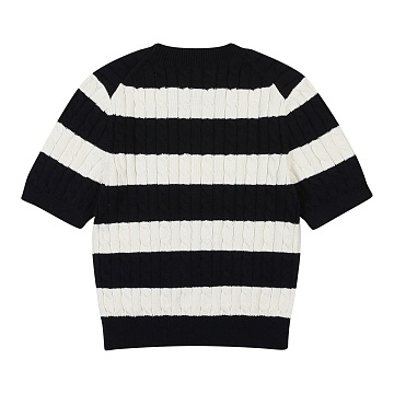 Wmns Short Sleeve Sweater