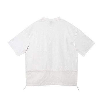 Mixed Fabric T-Shirt