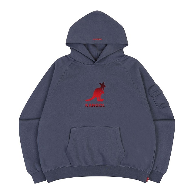 Gradation logo hoodie