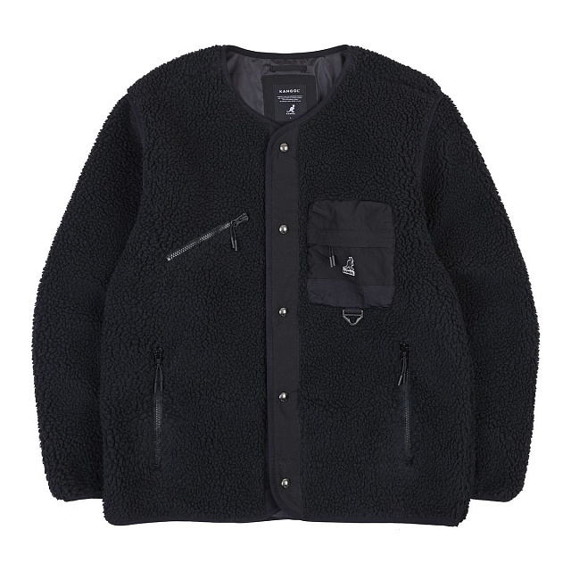 Retrocore fleece cardigan