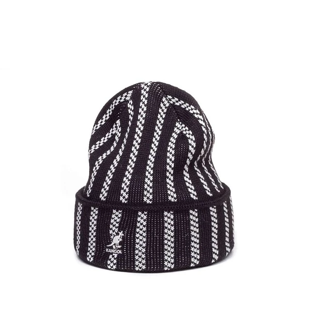 Twist stripe beanie