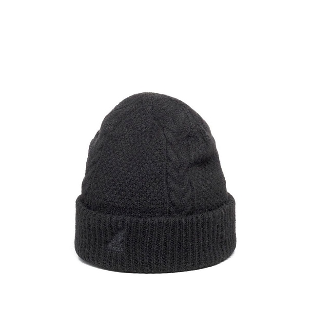 Wool cable beanie