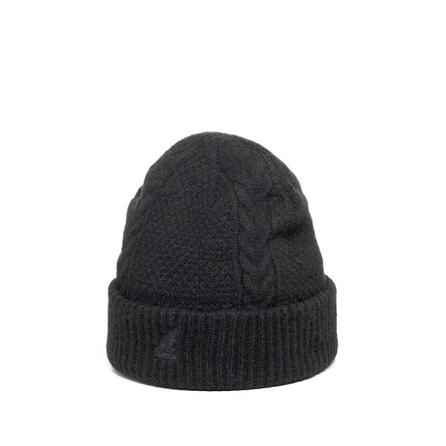 Wool cable beanie