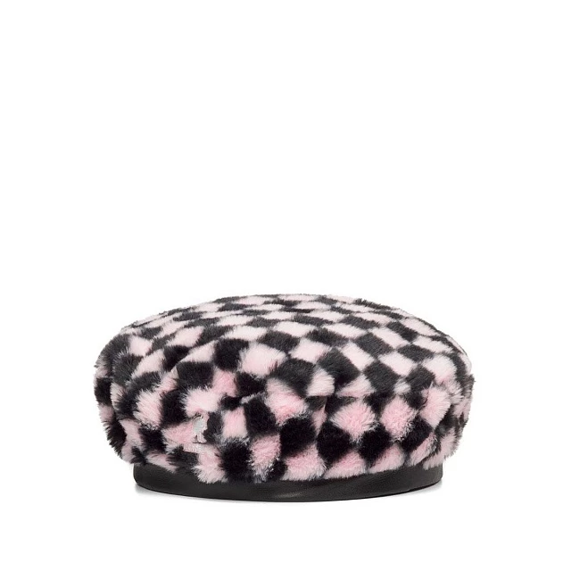 Faux fur beret