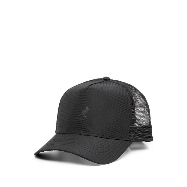 Seersucker mesh trucker