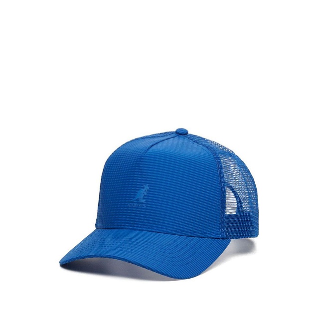 Seersucker mesh trucker