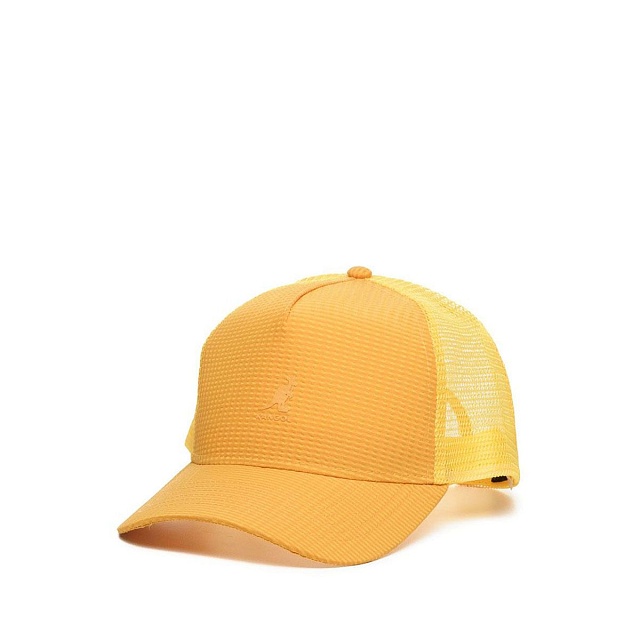 Seersucker mesh trucker
