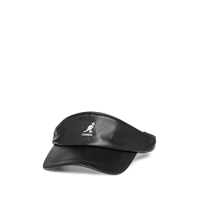 KANGOL faux leather visor