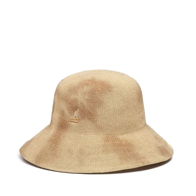 Tie dye knit sun hat
