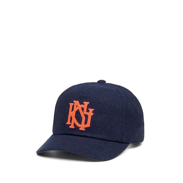 Felt logo baseball cap