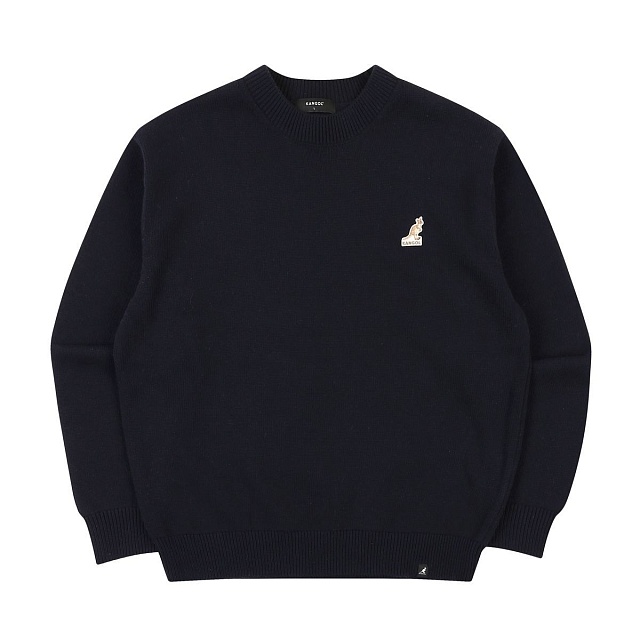 Logo patch sweater