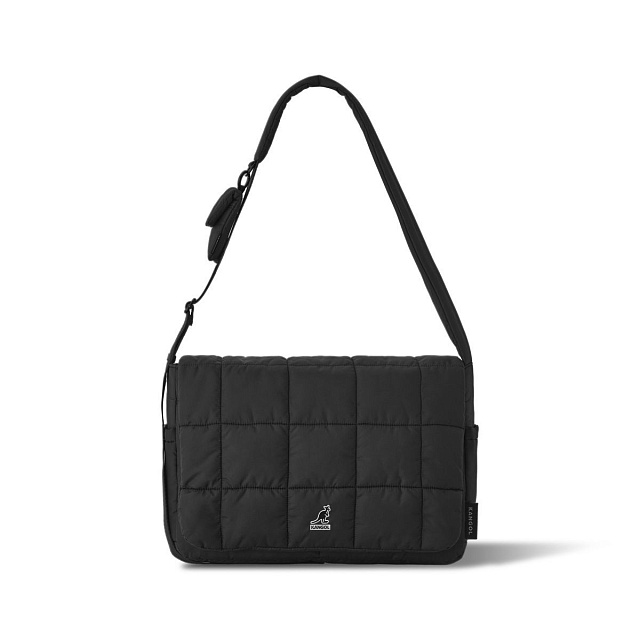 Wh puffer messenger bag l