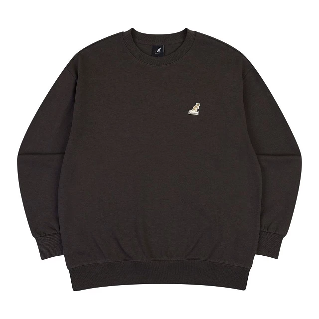 Logo patch sweatshirt
