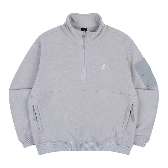 Microfleece half zip pullover