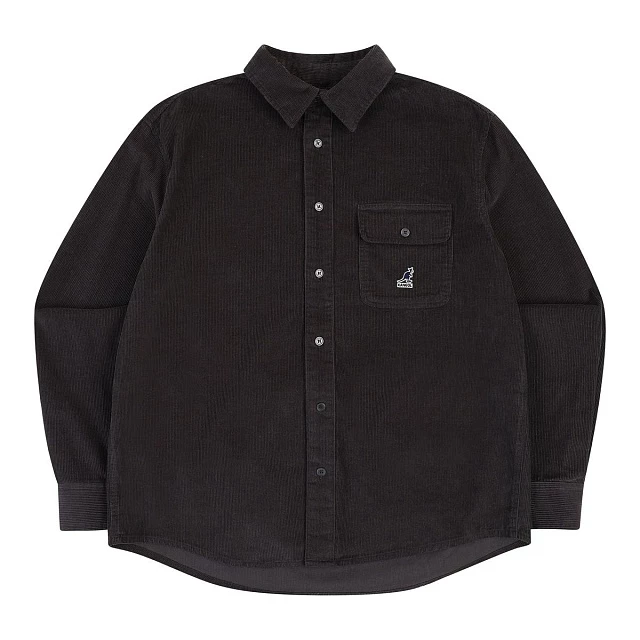 Classic logo corduroy shirt