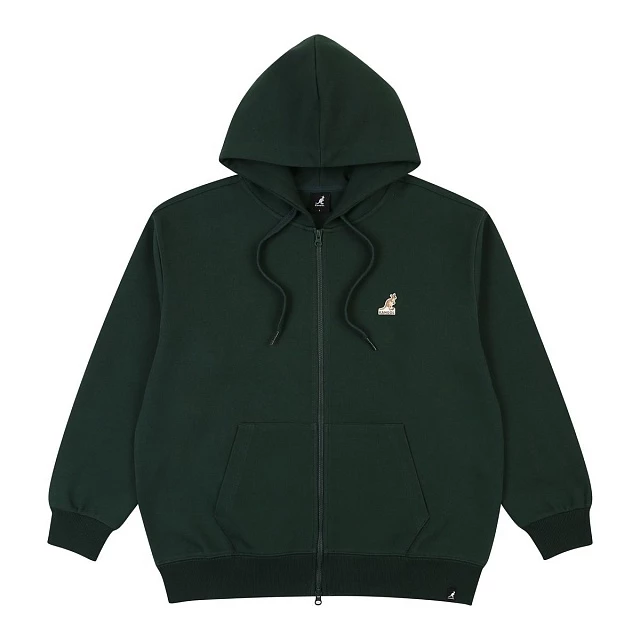 Logo patch zip-up