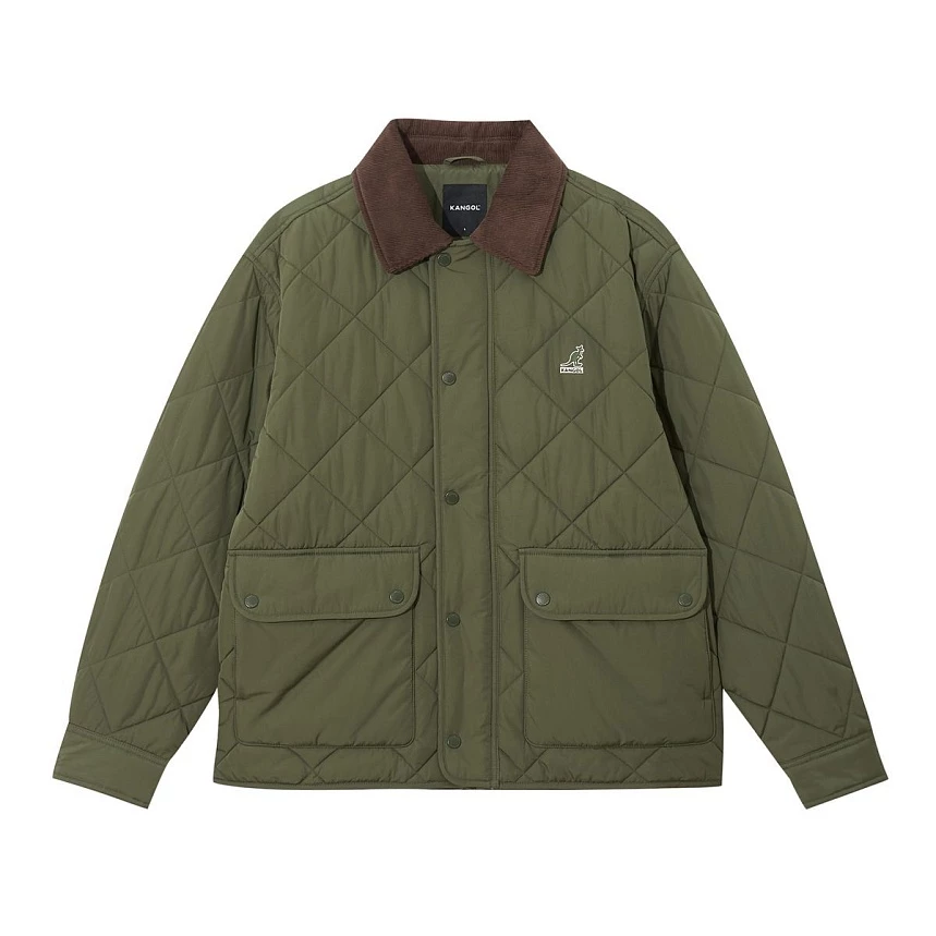 Corduroy collar q jacket