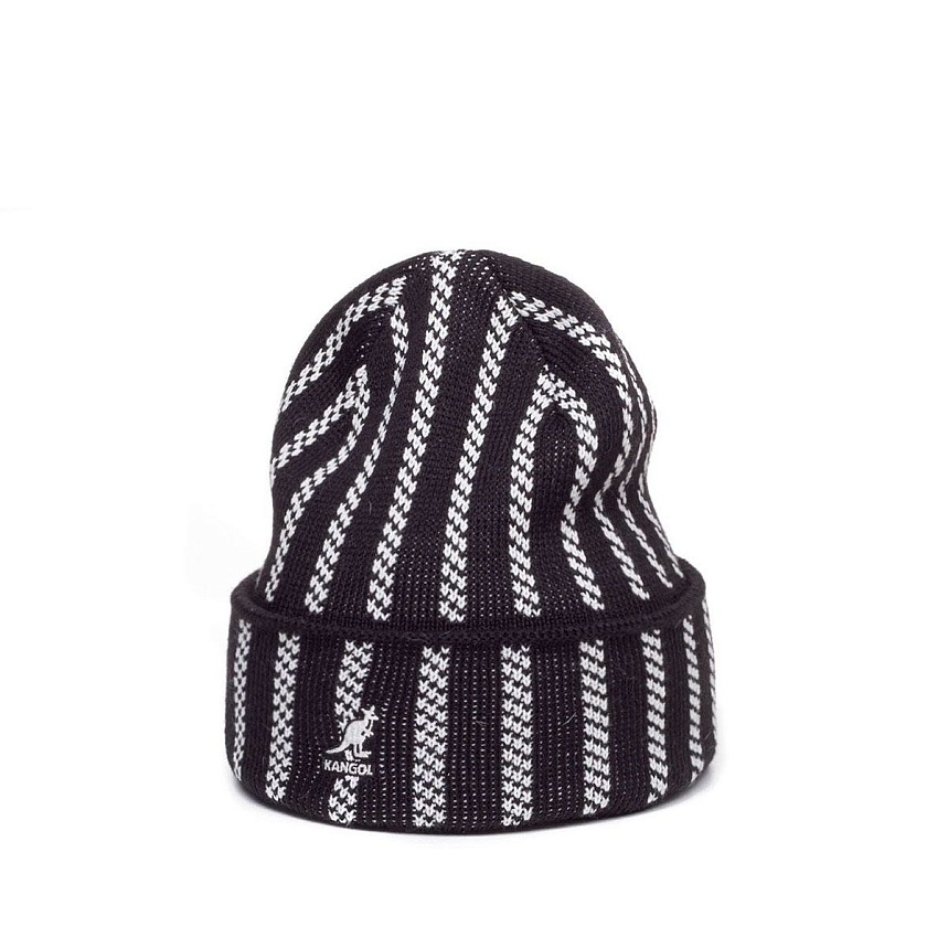 Twist stripe beanie