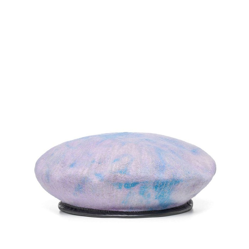 Heathered tie dye beret