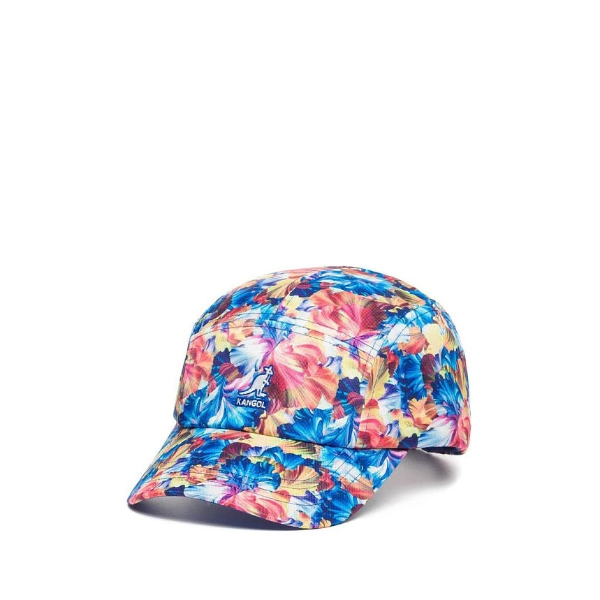 Floral 5 panel cap