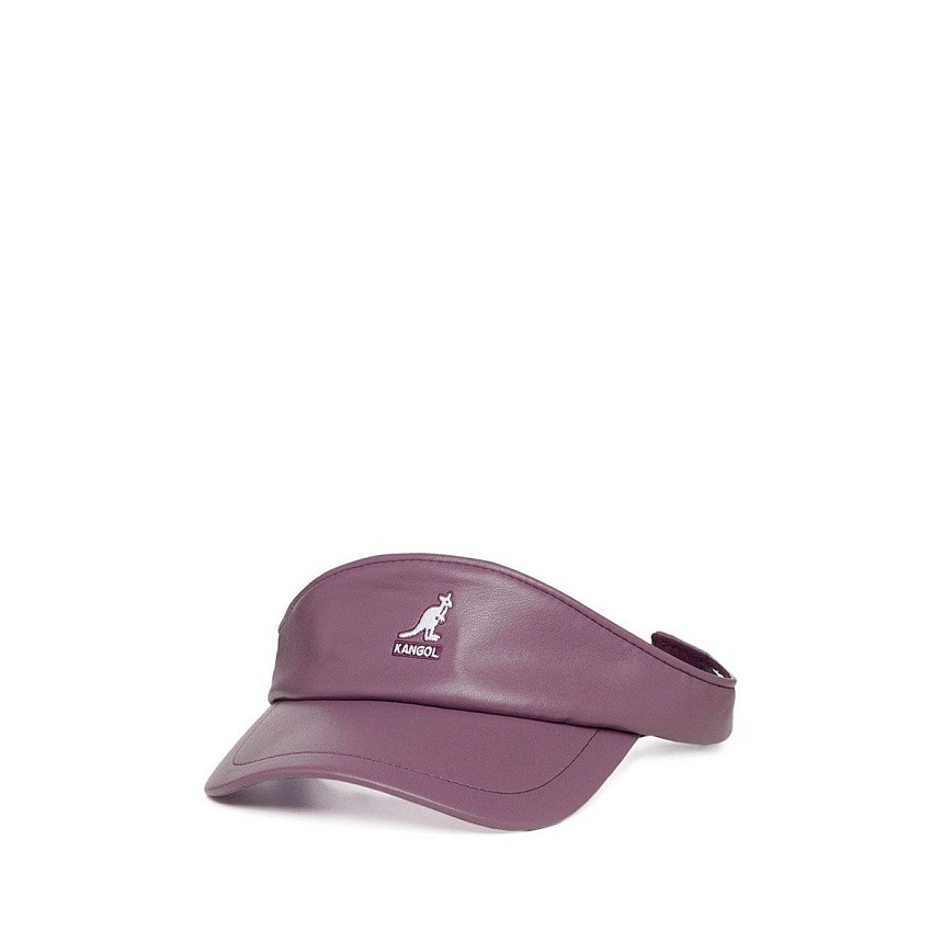 KANGOL faux leather visor