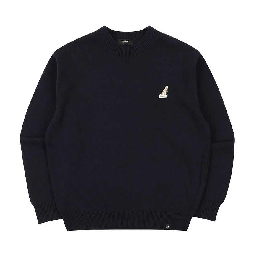 Logo patch sweater