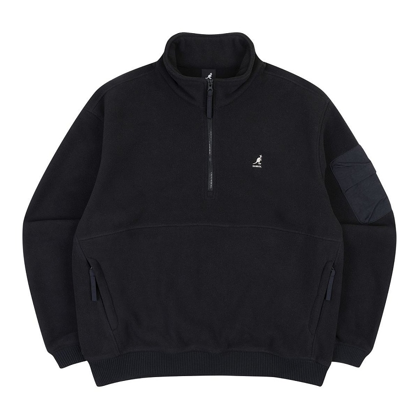 Microfleece half zip pullover