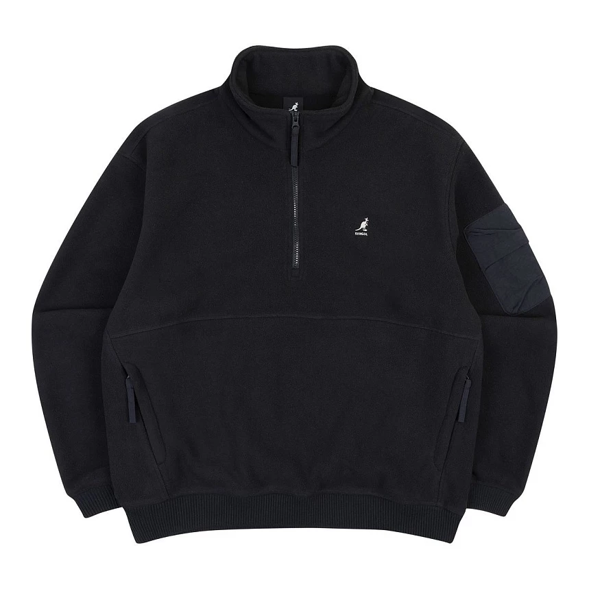 Microfleece half zip pullover