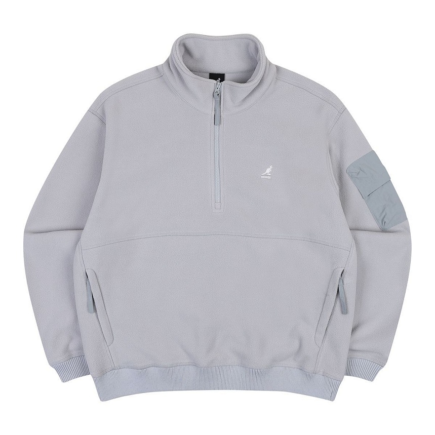Microfleece half zip pullover